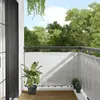 Image de Écran De Balcon Gris Clair 90x500 Cm 100% Polyester Oxford Vidaxl