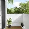 Image de Écran De Balcon Blanc 120x700 Cm 100% Polyester Oxford Vidaxl