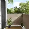 Image de Écran De Balcon Taupe 120x1000 Cm 100% Polyester Oxford Vidaxl