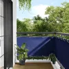 Image de vidaXL Écran de Balcon Brise-vue de Jardin Écran de Protection Écran dIntimité Terrasse Extérieur Bleu 75x800 cm 100% 4000278
