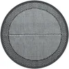 Image de Tapis dextérieur - vidaXL - Rond - 200 cm - Gris - Synthétique