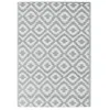 Image de Tapis dextérieur - vidaXL - 160x230 cm - Gris clair - Polypropylène - Résistant aux UV - Design réversible