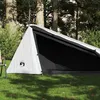 Image de vidaXL Tente de camping tunnel 1 personne tissu occultant imperméable tente abri de camping abri de jardin tente de 94611