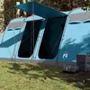 Image de vidaXL Tente de camping tunnel 10 personnes bleu imperméable tente tente de jardin abri extérieur tente de camping abri 94620