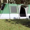 Image de vidaXL Tente de camping tunnel 4 personnes vert imperméable tente abri de camping abri de jardin tente de jardin abri 94628
