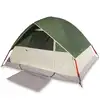 Image de Vidaxl tente de camping à dôme 3 personne vert imperméable