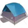 Image de Vidaxl tente familiale à dôme 6 personnes bleu imperméable