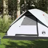 Image de vidaXL Tente familiale à dôme 6 personnes tissu occultant imperméable tente abri de camping abri de jardin tente de 94706