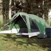 Image de vidaXL Tente de camping de cabine 4 personnes vert imperméable tente abri de camping abri de jardin tente de jardin 94713