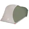 Image de Vidaxl tente de camping à dôme 4 personnes vert imperméable