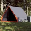 Image de vidaXL Tente de Camping en Forme de A 2 Personnes Tente dOmbrage avec Sac de Transport Auvent de Camping Abri de Jardin 94757