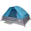 Image de Vidaxl tente de camping à dôme 4 personnes bleu imperméable