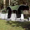 Image de vidaXL Tente de camping tunnel 8 personnes vert imperméable tente tente de jardin abri dextérieur tente de camping 94785