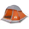 Image de Vidaxl tente de camping à dôme 1 personne gris et orange imperméable