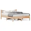 Image de Vidaxl cadre de lit sans matelas 135x190 cm bois de pin massif