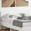 Image de Tête De Lit Blanc 150 Cm Bois Massif De Pin Vidaxl
