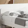 Image de Tête De Lit Blanc 135 Cm Bois Massif De Pin Vidaxl