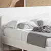 Image de Tête De Lit Blanc 120 Cm Bois Massif De Pin Vidaxl