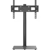 Image de Vidaxl meuble tv d'angle 1 niveau pour 32-65 pouces noir