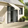 Image de vidaXL Auvent Rétractable Store avec Hauteur Réglable Marquise Soleil de Balcon Banne de Jardin Terrasse Patio Crème 368743