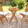Image de Dessus De Table 60x60x2,5 Cm Octogonal Bois De Teck Massif Vidaxl