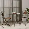 Image de Ensemble De Bistro Mosaïque Terre Cuite Fer Et Céramique Vidaxl