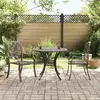Image de Ensemble De Bistrot 3 Pcs Bronze Aluminium Coulé Vidaxl