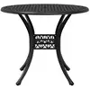 Image de Vidaxl ensemble à manger de jardin 5 pcs noir aluminium coulé