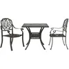 Image de Ensemble De Bistrot 3 Pcs Bronze Aluminium Coulé Vidaxl