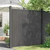 Image de vidaXL Panneau de Clôture Barrière de Protection Brise-vue Écran dIntimité de Terrasse Jardin Patio Extérieur Gris 4003979
