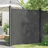 Image de vidaXL Panneaux de Clôture Barrière de Protection Brise-vue Écran dIntimité de Terrasse Jardin Patio Extérieur Gris 4003980