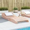 Image de Chaise Longue 205x80x31,5 Cm Bois Massif De Douglas Vidaxl