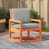 Image de vidaXL Chaise de Jardin Siège de Patio avec Accoudoirs et Dossier Fauteuil de Porche Avant Arrière-cour Pelouse Cire 844645