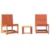 Image de Vidaxl salon de jardin 3 pcs marron bois de pin massif