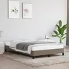 Image de vidaXL Cadre de lit sans matelas taupe 120x190 cm tissu 379486