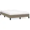 Image de Vidaxl cadre de lit sans matelas taupe 120x190 cm tissu