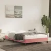 Image de vidaXL Cadre de lit sans matelas rose 120x190 cm velours 379507