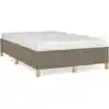 Image de Cadre De Lit Sans Matelas Taupe 120x190 Cm Tissu Vidaxl