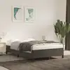 Image de Cadre De Lit Sans Matelas Gris Foncé 120x190 Cm Velours Vidaxl