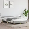 Image de vidaXL Cadre de lit sans matelas gris clair 120x190 cm tissu 379534