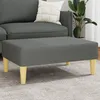 Image de Repose-pied - Gris foncé - 77x55x31 cm - Tissu durable - Design contemporain