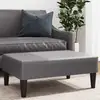 Image de Repose-pied Gris 77x55x31 Cm Similicuir Vidaxl