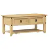 Image de Vidaxl table basse avec tiroirs corona 100x48x45 cm bois de pin massif