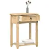 Image de Table Console Corona 55x35x73 Cm Bois De Pin Massif Vidaxl