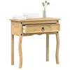 Image de Table Console Corona 73x35x73 Cm Bois De Pin Massif Vidaxl