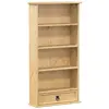 Image de Armoire À Cd Corona 52x17,5x103 Cm Bois De Pin Massif Vidaxl