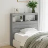 Image de Armoire Tête De Lit Avec Led Sonoma Gris 100x17x102 Cm Vidaxl