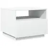 Image de Vidaxl table basse avec lumières led blanc 50x49x40 cm
