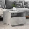 Image de vidaXL Table Basse avec Lumières LED Bout de Canapé Table dAppoint Meuble de Salon Salle de Séjour Intérieur Moderne 839829