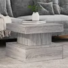 Image de vidaXL Table Basse avec Lumières LED Bout de Canapé Table dAppoint Meuble de Salon Salle de Séjour Intérieur Moderne 839845